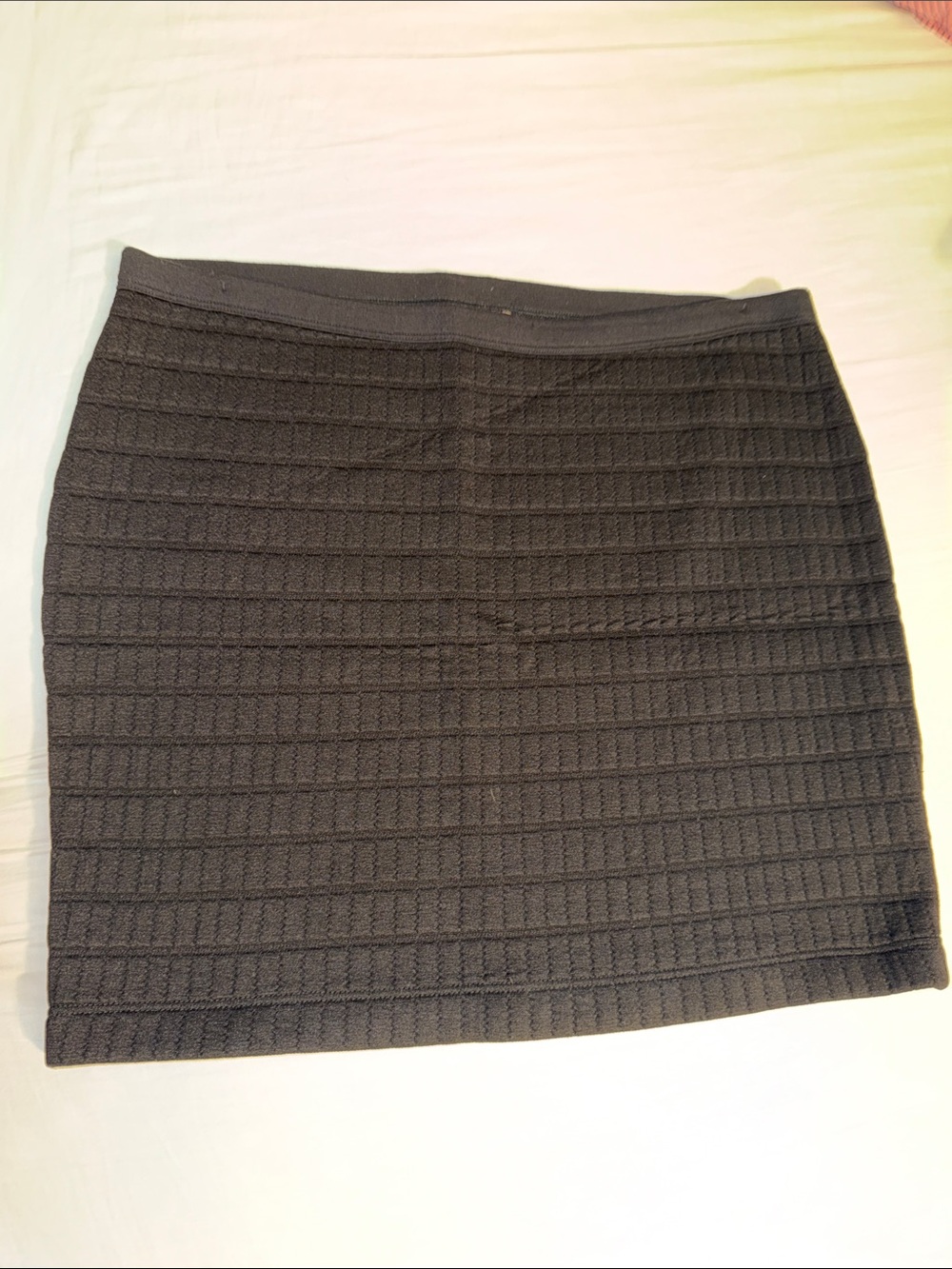 Bailey 44 Black Textured Knit Mini Skirt